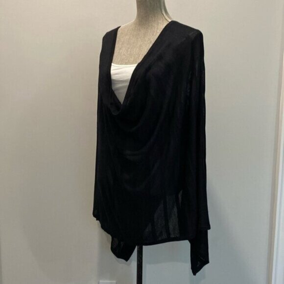 Lululemon Draped Oversized Poncho SIZE O/S Black - Picture 4 of 11